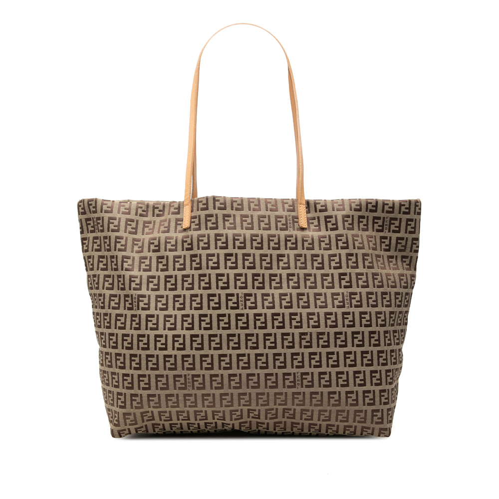 Pre-Loved Fendi Zucchino Canvas Tote